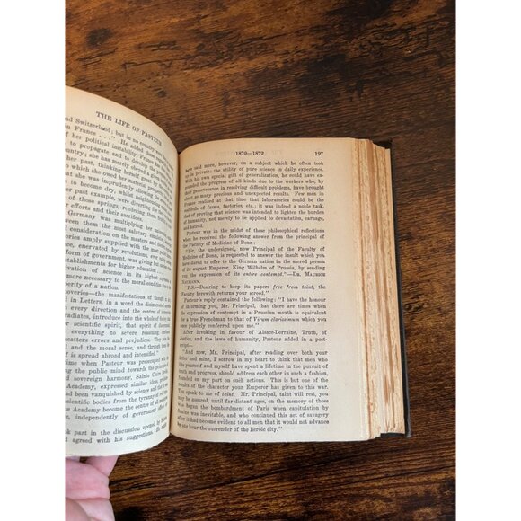 The Life Of Pasteur By Vallery-Radot Garden City Publishing Co. 1923 Hardcover B - Picture 3 of 4
